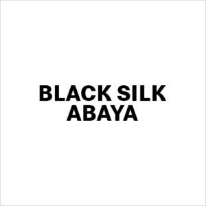BLACK SILK ABAYA